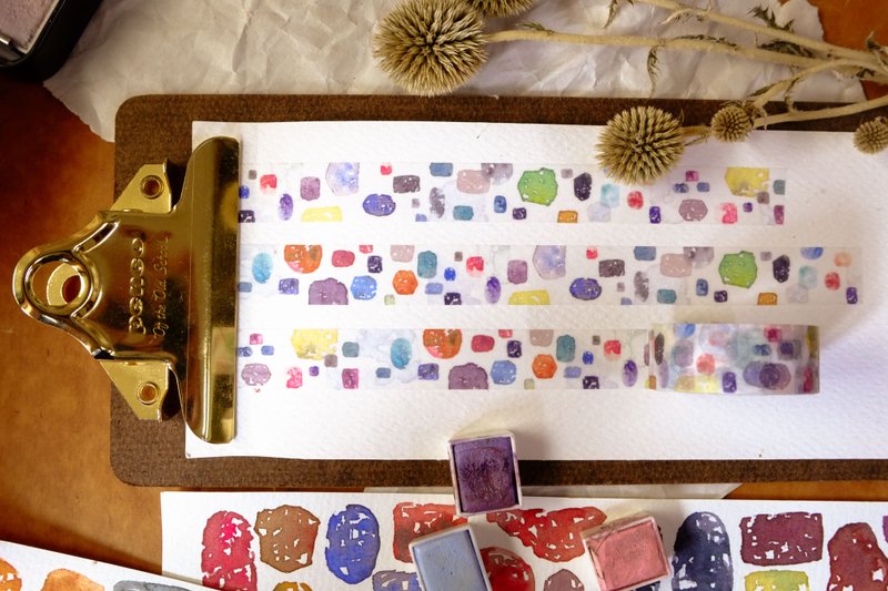 paint绘彩 0.3 水彩 日本和纸 纸胶带 - 纸胶带 - 纸 多色