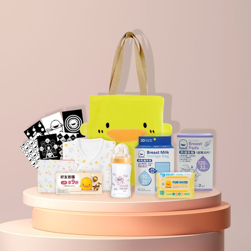 PiyoPiyo 黄色小鸭 幸孕礼遇 - 满月礼盒 - 其他材质 多色
