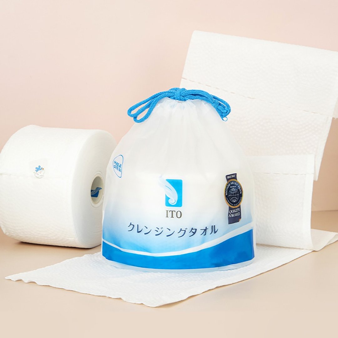 【ITO日本伊藤】卷筒洗脸巾x1入(80抽/入) - 脸部清洁/卸妆用品 - 棉 白色