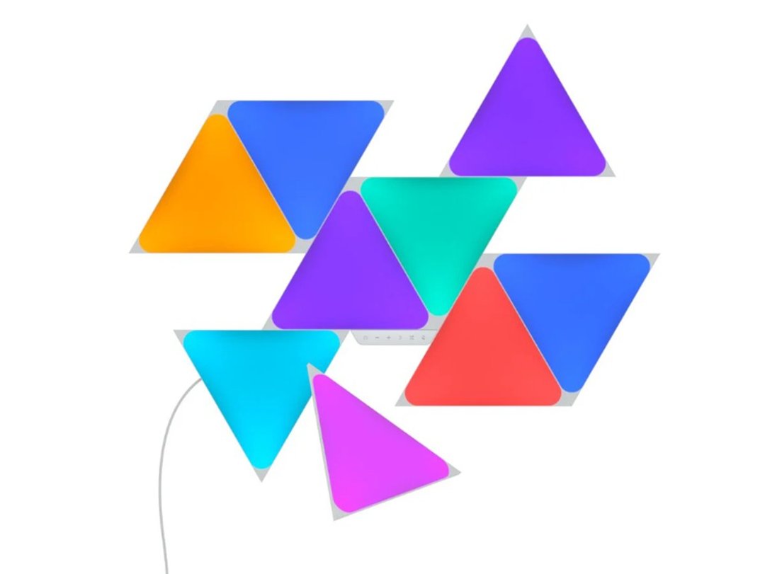 Nanoleaf Shapes Triangles 三角形智能灯板入门套装 (9 块) - 灯具/灯饰 - 塑料 白色