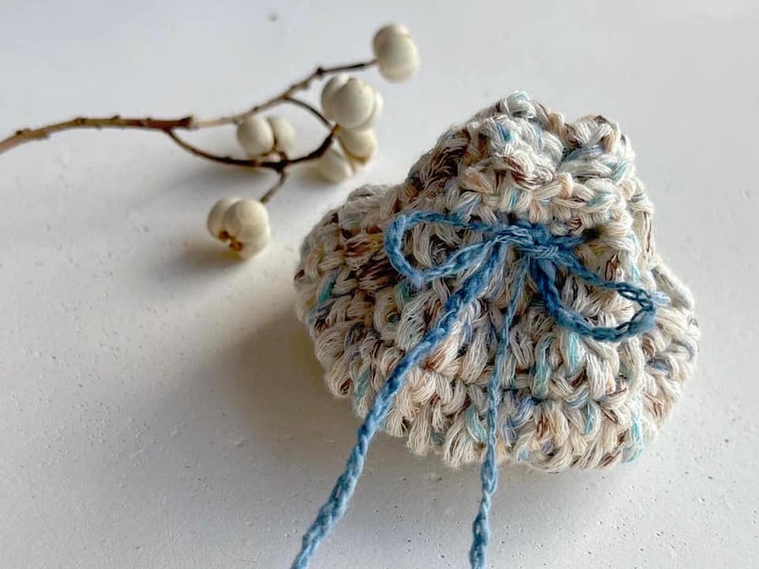 Knitting 生命之花束口袋 - 云花朵朵 - 零钱包 - 棉．麻 