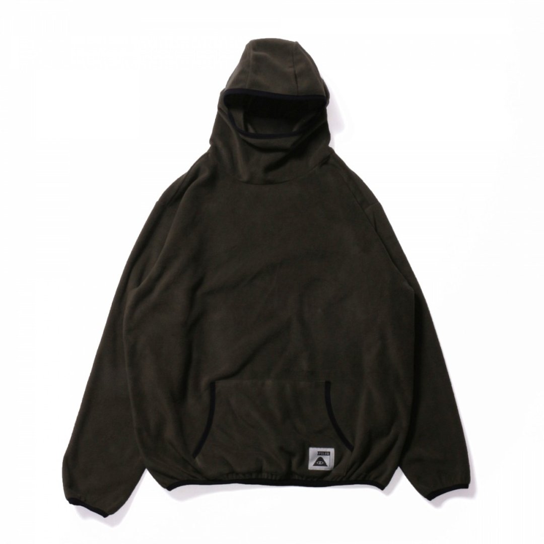 日本限定 POLER 2WAY BALACLAVA FLEECE 刷毛连帽面罩上衣 橄榄色 - 男装针织衫/毛衣 - 其他材质 绿色