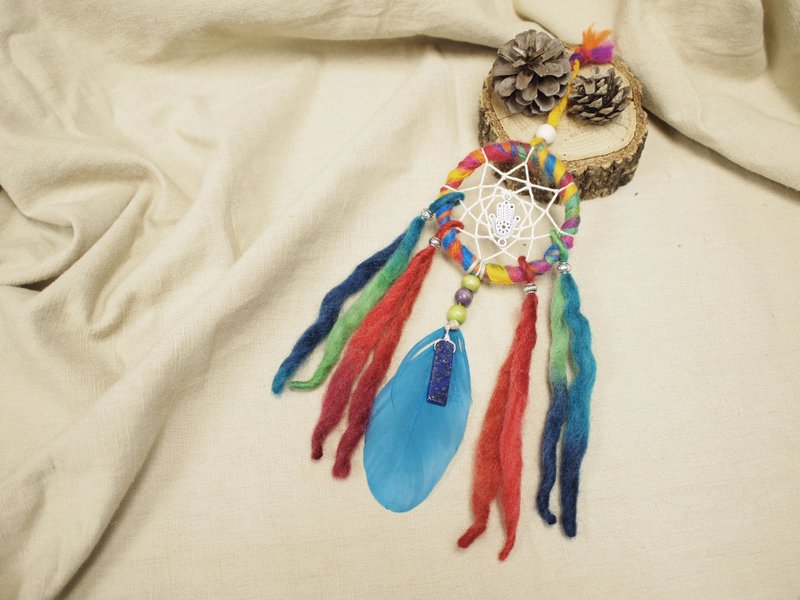 手作捕梦网挂饰~ 情人节礼物. 生日礼物. 圣诞礼物 天然石. 印第安. - 摆饰 - 其他材质 红色