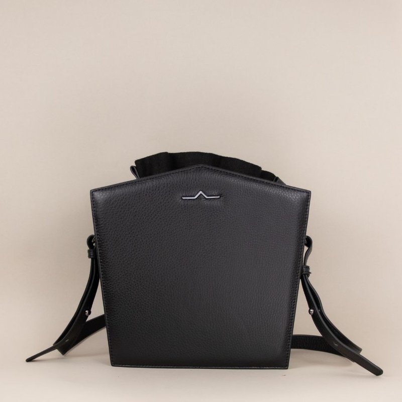 TAT・五角帅气侧背皮包+小束包组合|墨黑【香港嘢 限定预购优惠】 - 侧背包/斜挎包 - 真皮 黑色