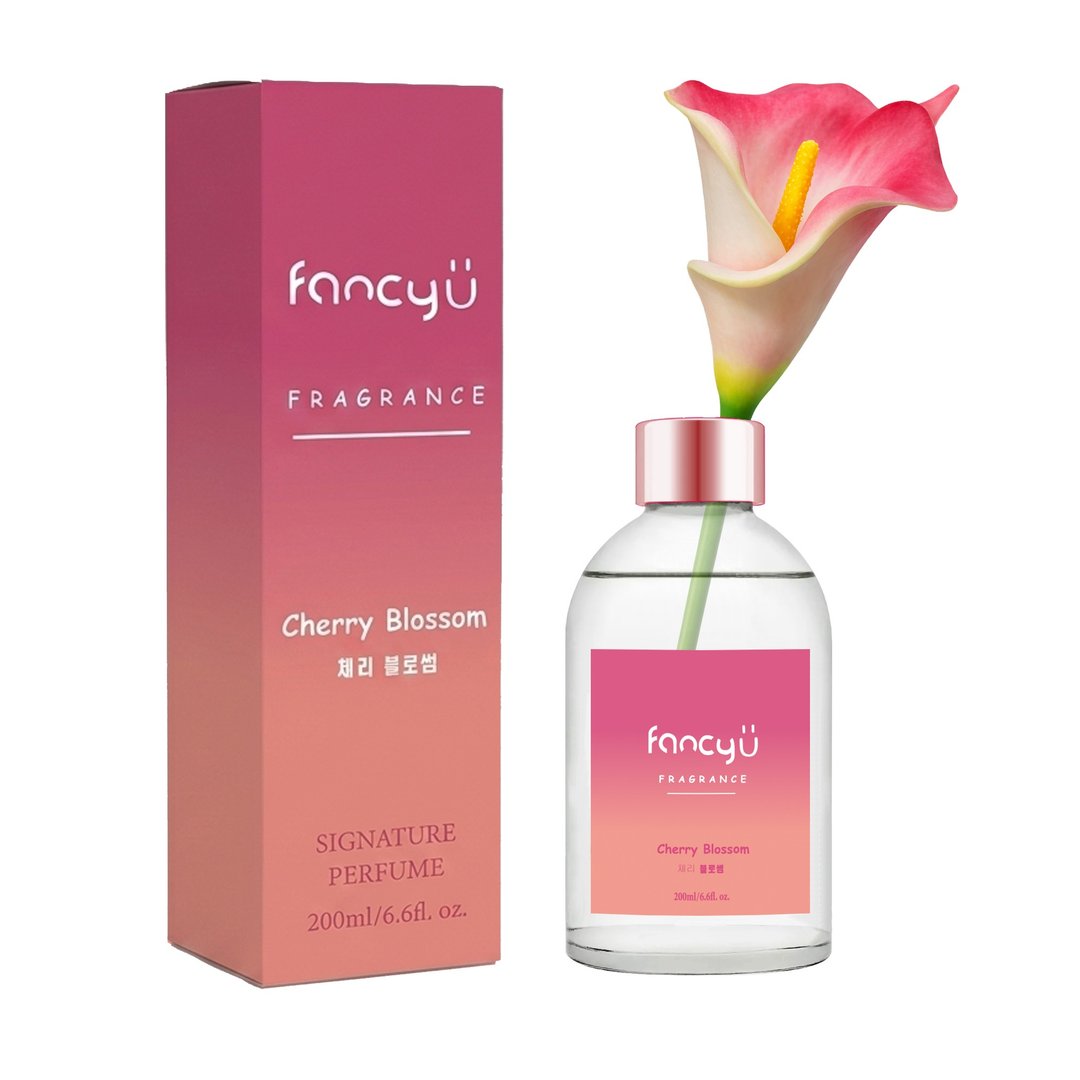 FANCY U 拾光海芋扩香瓶 - 春樱绽放 Cherry Blossom - 香薰/精油/线香 - 精油 粉红色