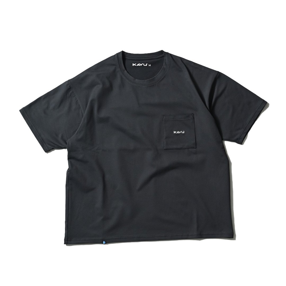 【KAVU】U/O Shirt 日系机能短袖宽T恤 黑色 中性款 #LE001 - 男装上衣/T 恤 - 其他人造纤维 黑色