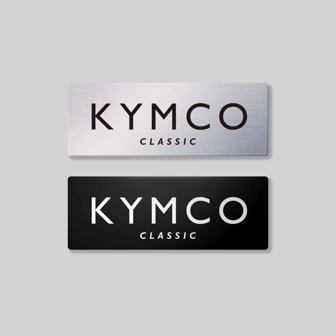 KYMCO/CLASIC/铝牌饰贴 SunBrother孙氏兄弟 - 贴纸 - 铝合金 