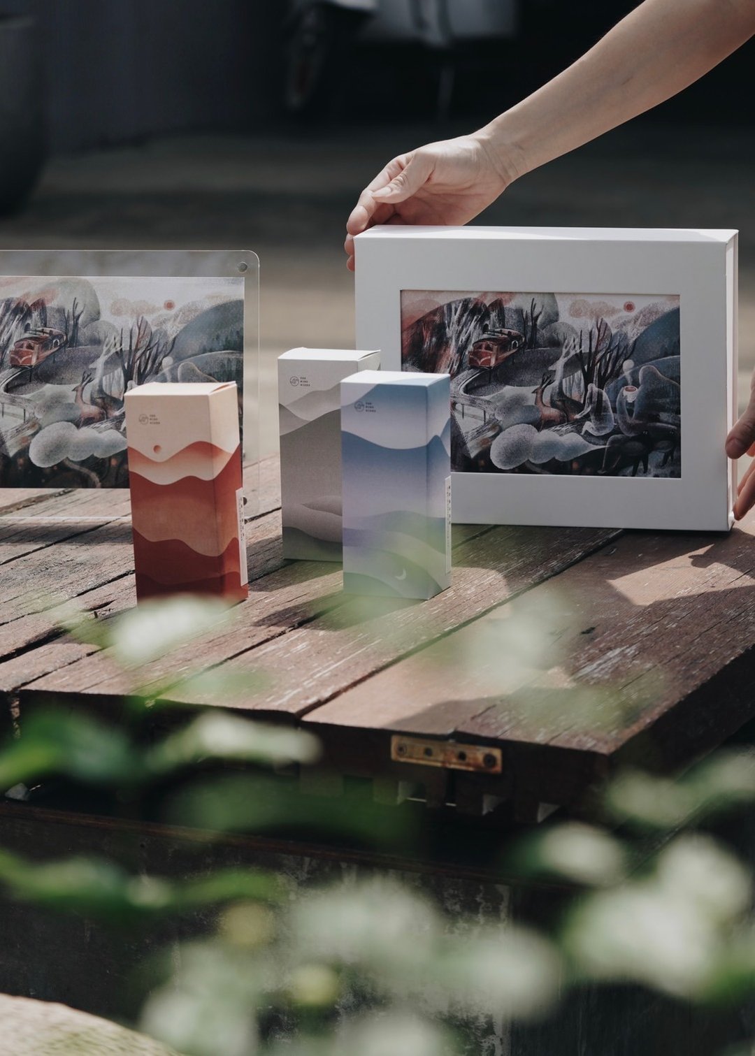 小城质感生活提案 产自嘉义的Gift Box - 茶 - 纸 透明