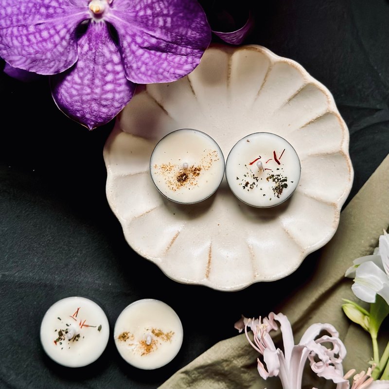 【重生节限定】重生节疗愈烛光套组 - 蜡烛/烛台 - 蜡 白色