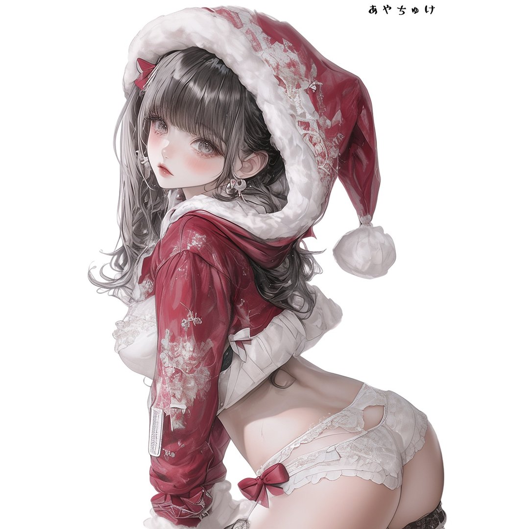 【12月新品3】07-107-0034 人物贴纸 圣诞女孩 - 贴纸 - 纸 