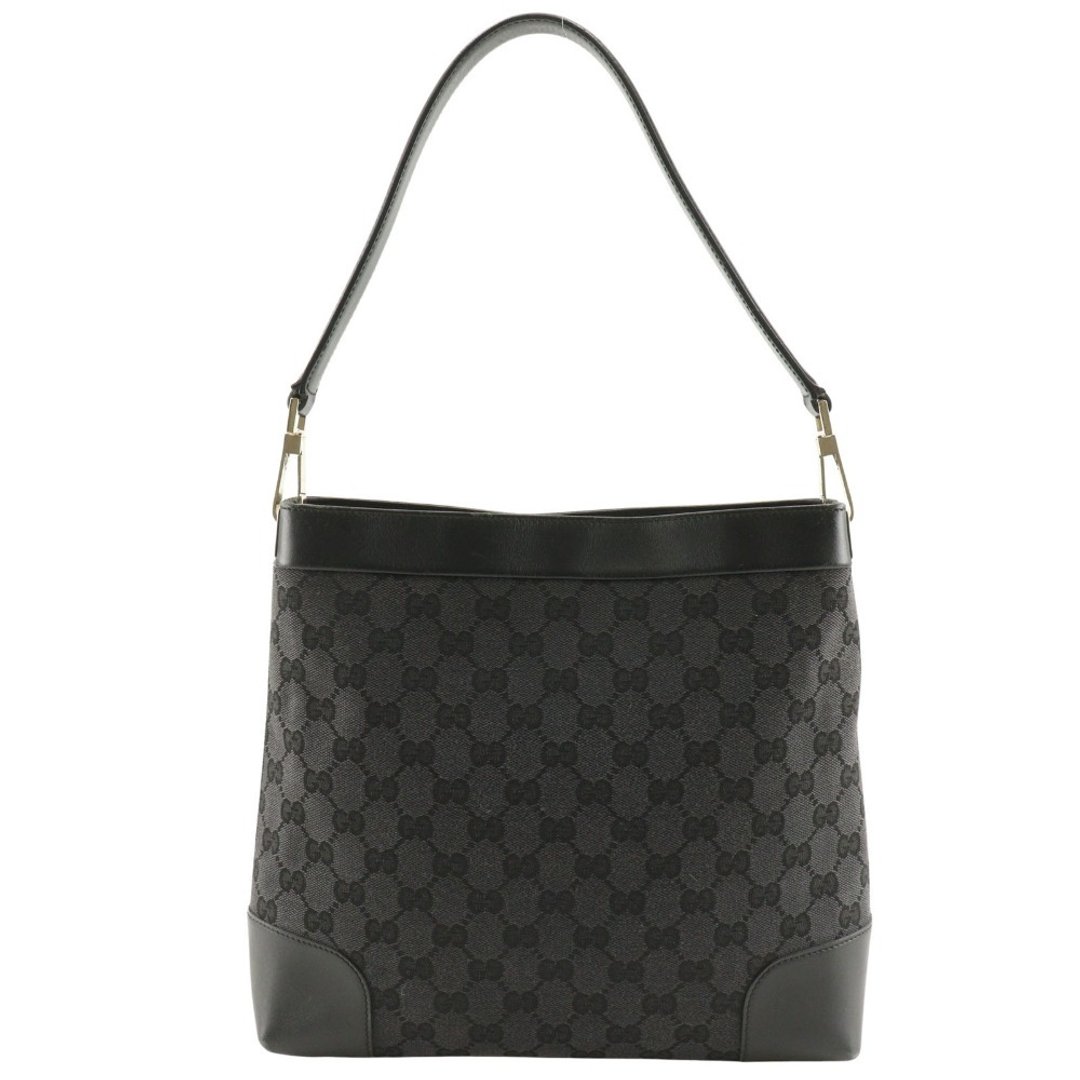 【日本直送】经典名牌 GUCCI 单肩包 侧肩背包 001.4231 GG帆布 黑色 女性【二手】 - 侧背包/斜挎包 - 其他人造纤维 黑色