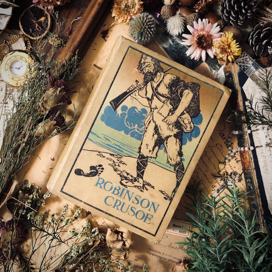 英国出版1930年鲁宾逊漂流记Robinson Crusoe原文版 - 刊物/书籍 - 纸 