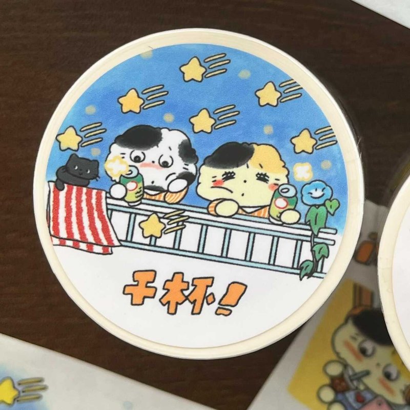 【盐汽水】模切和纸合集 可爱猫猫手帐胶带 - 纸胶带 - 纸 多色