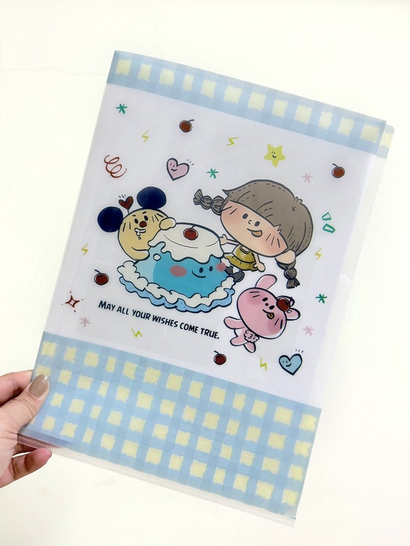 HBD ! 森ㄖ快乐三层L文件夹 - 文件夹/资料夹 - 纸 多色