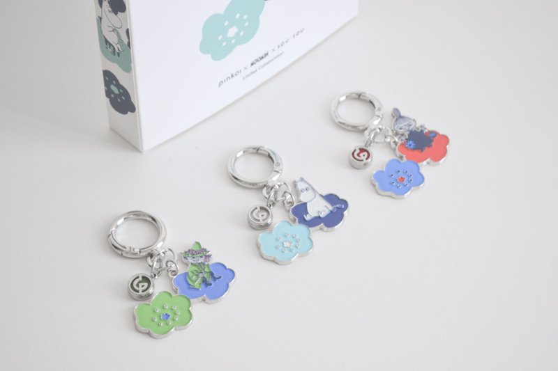 【Pinkoi x Moomin x SOU・SOU】质感香薰挂件挂饰3入 | 期间限定 - 吊饰 - 其他金属 多色