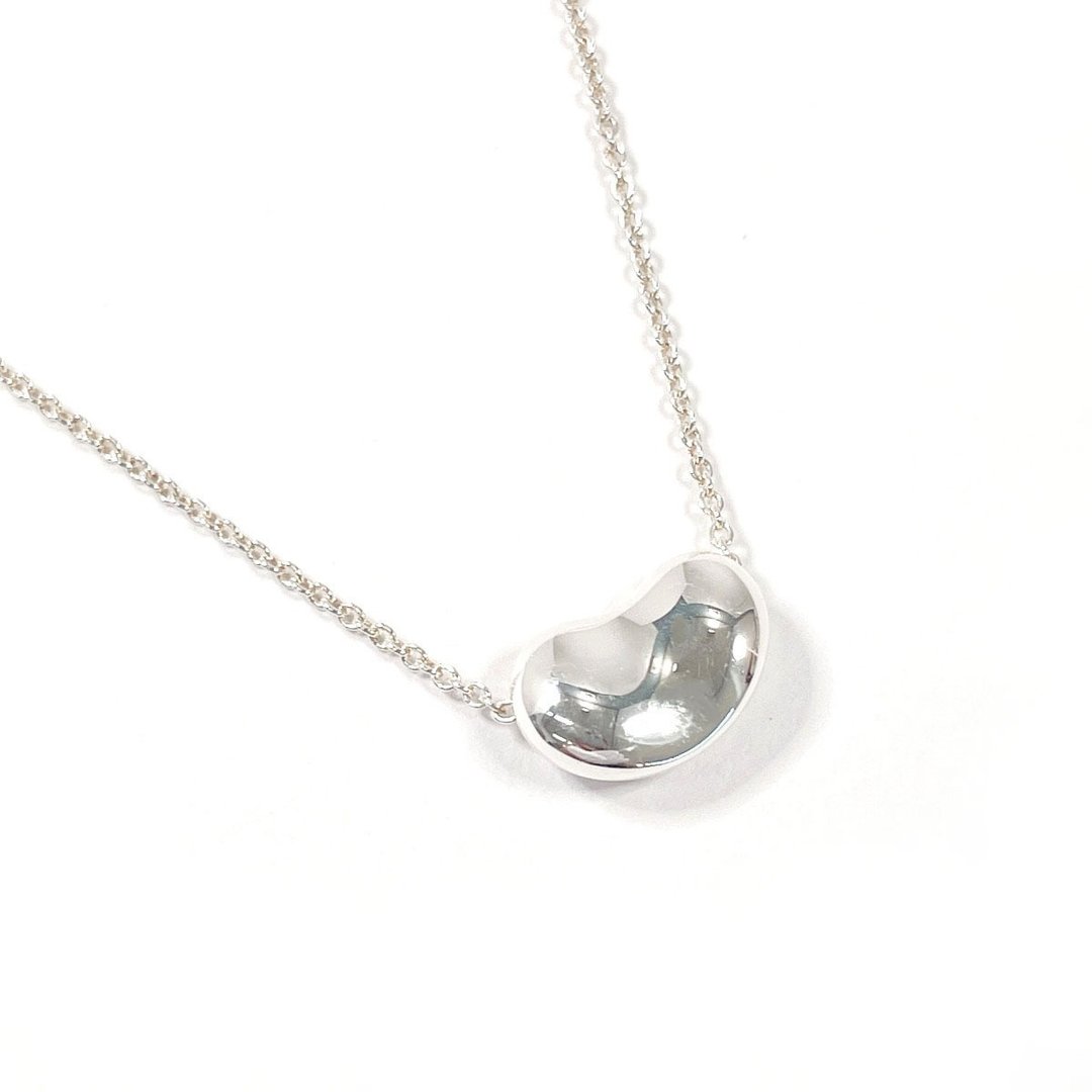 【日本直送 二手美品】蒂芙尼 TIFFANY&Co. 项链 豆豆 艾尔莎·佩雷蒂 银 925 饰品 抛光处理 - 项链 - 纯银 银色