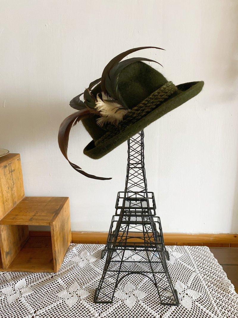 【好日恋物】巴黎铁塔艾菲尔铁塔La Tour Eiffel与德国带回绅士帽 - 摆饰 - 其他金属 多色