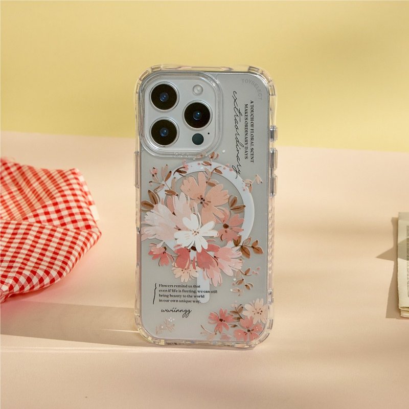 wwiinngg杏桃花茶抗黄防摔MagSafe iPhone手机壳 - 手机壳/手机套 - 塑料 多色