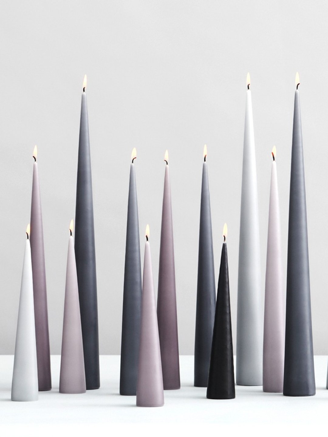 ester&erik 圆锥蜡烛 蜡烛 晚宴蜡烛 Cone Candles - 蜡烛/烛台 - 蜡 