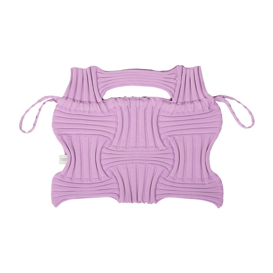 Big Bow Bag - 薰衣草紫 - 手提包/手提袋 - 环保材料 紫色