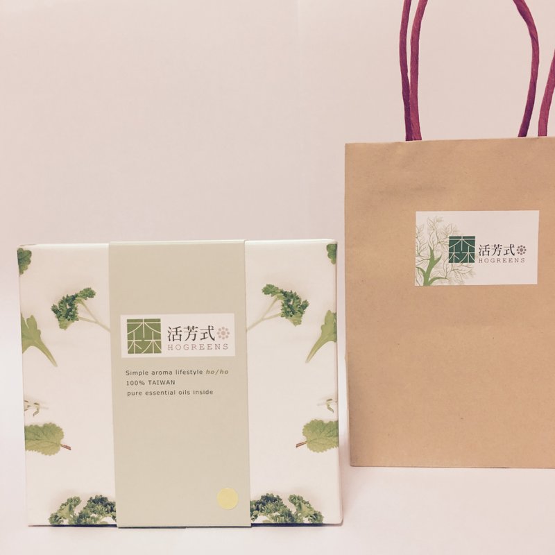 台湾桧木精油礼盒 - 香薰/精油/线香 - 木头 