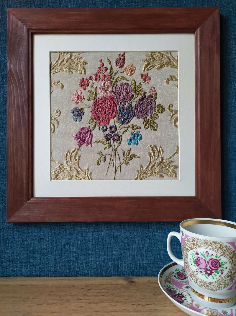 玫瑰花束 - 墙贴/壁贴 - 棉．麻 多色