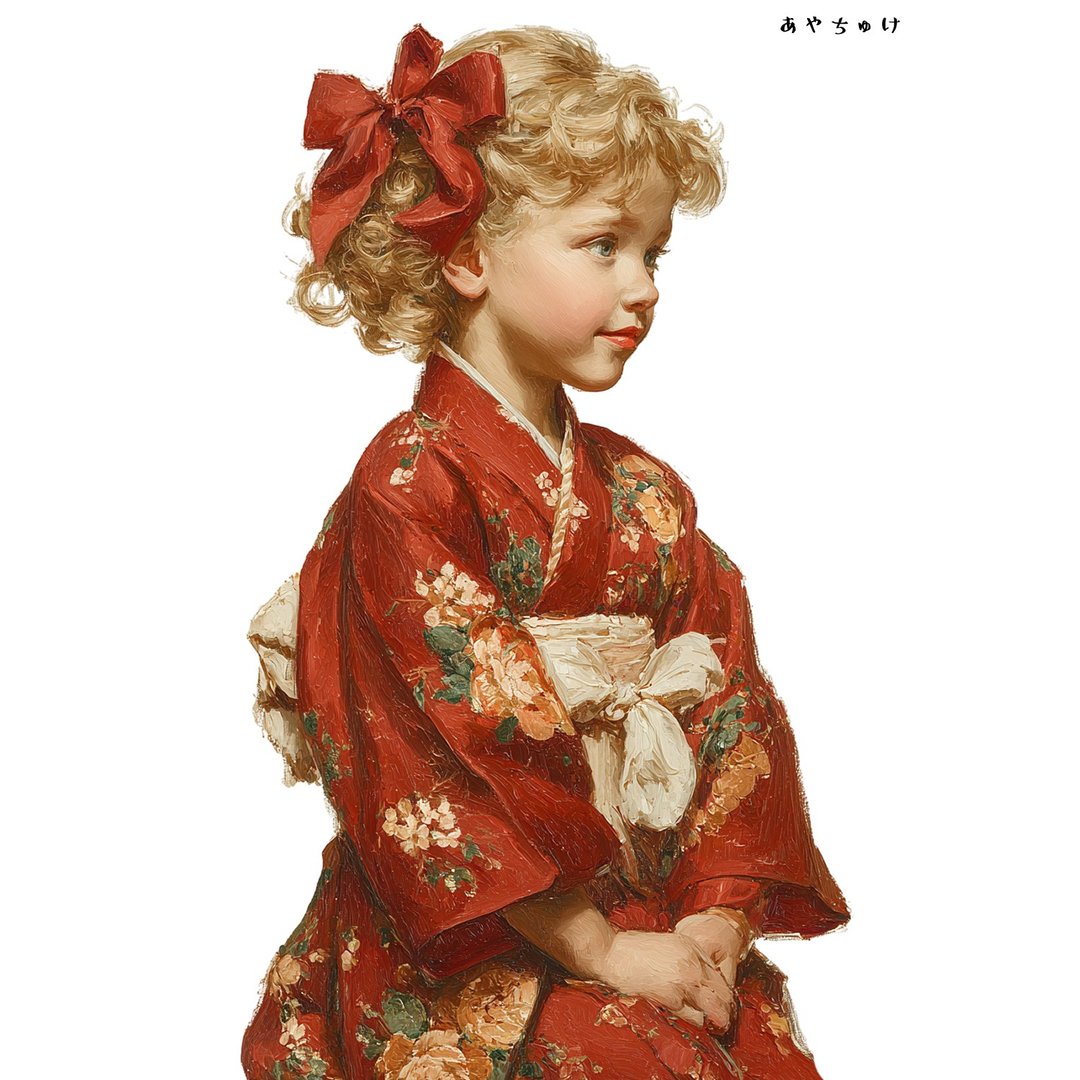 【12月新品4】07-114-0157 人物贴纸 和服复古 - 贴纸 - 纸 