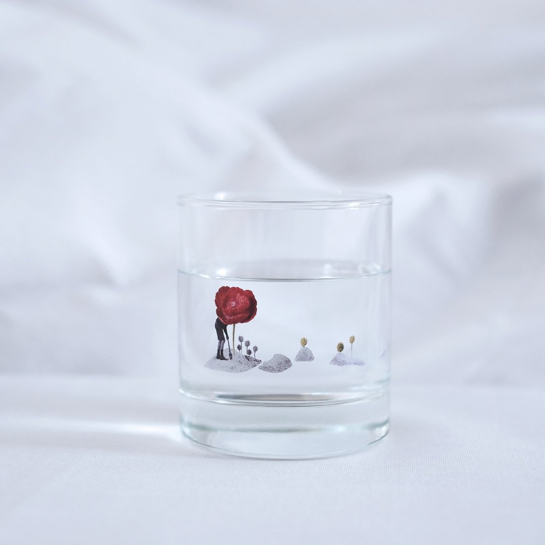 挖掘与种植 透明玻璃马克杯 - 茶具/茶杯 - 玻璃 透明