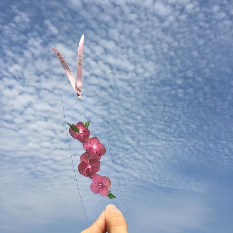 花儿说I 押花 书签 手帐 - 笔记本/手帐 - 纸 