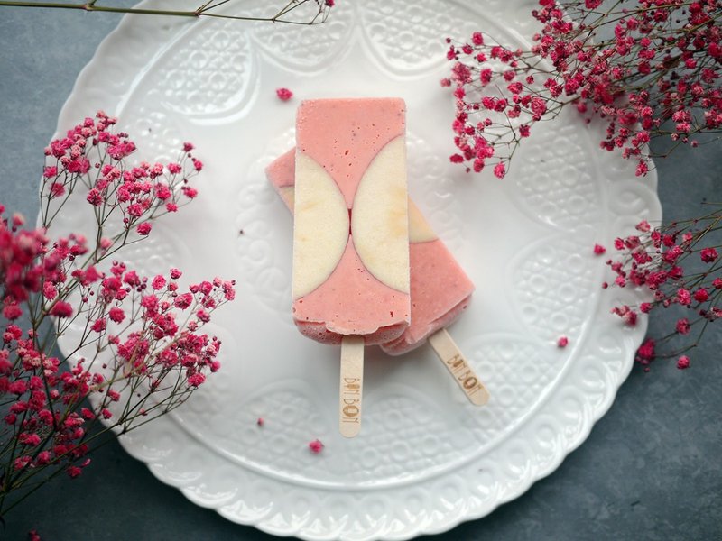 J之恋-夏季限定/奶素 - 冰淇淋/冰棒 - 新鲜食材 粉红色