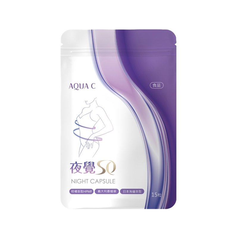 AQUA C.花漾皙 夜觉So 胶囊食品(15粒/包)奶素可食 - 健康/养生 - 其他材质 