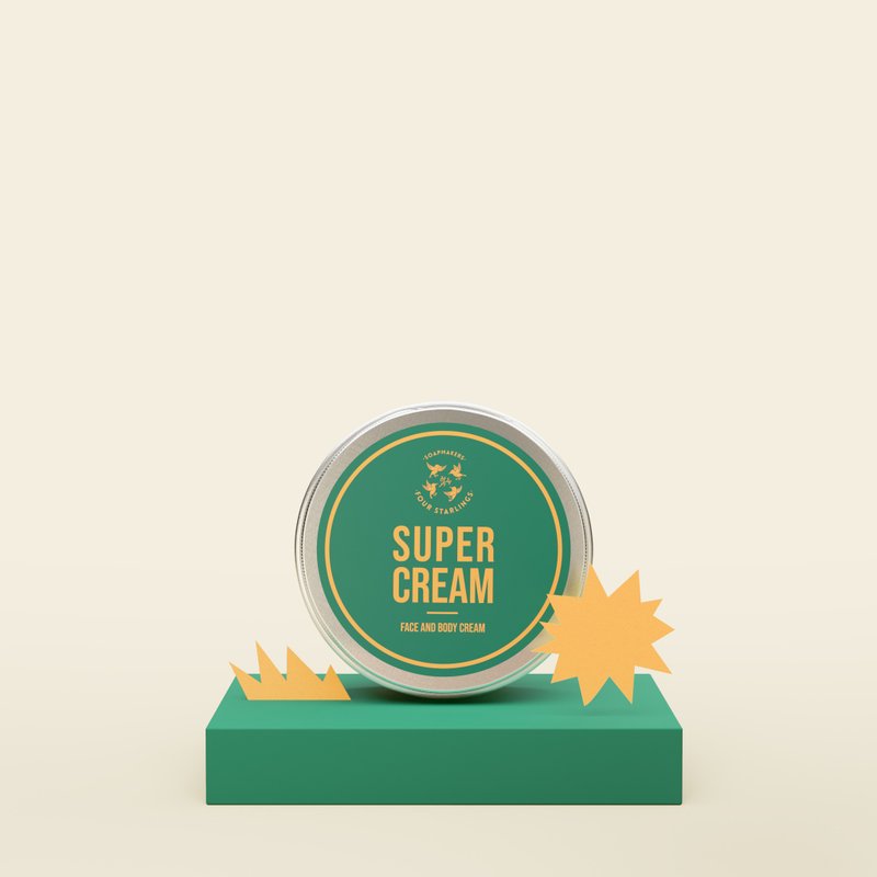 Super Cream 全能滋养霜 - 日霜/晚霜 - 精油 白色