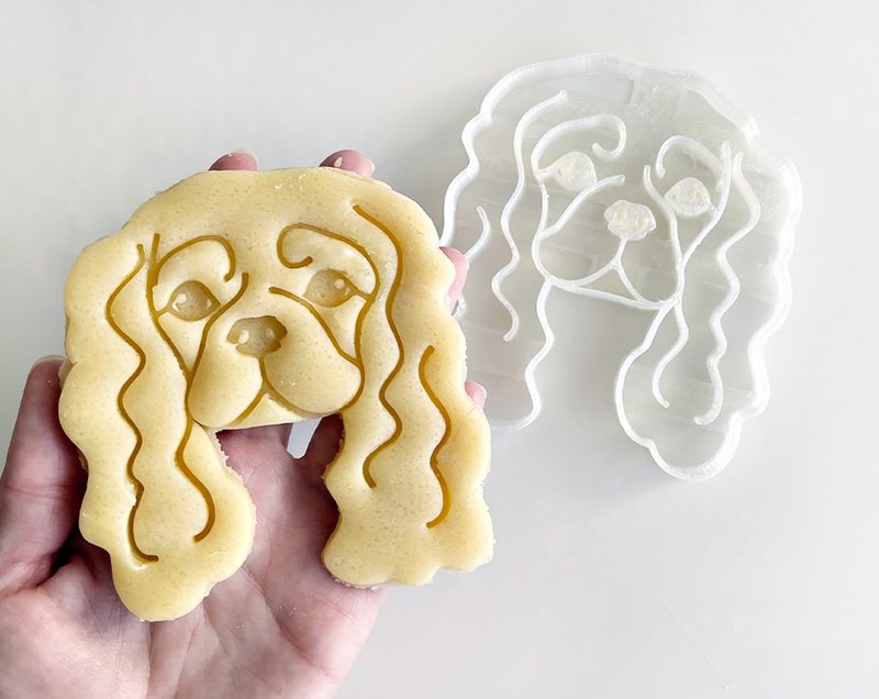 骑士查理王小猎犬饼干模具 - 其他 - 塑料 