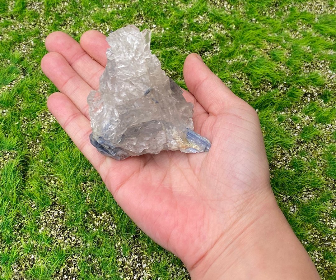 手串充电站-天然原矿可爱白水晶冰山共生蓝晶石及云母 - 其他 - 水晶 多色