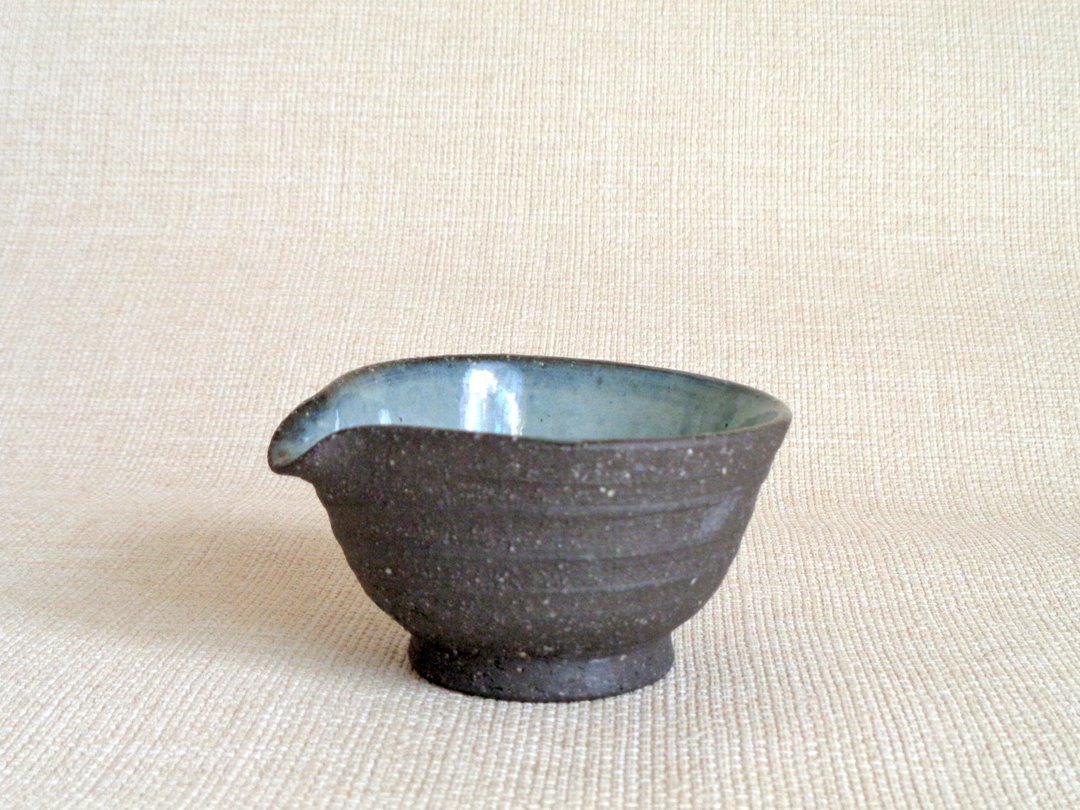 片口 汤冷しb - 茶具/茶杯 - 陶 黑色