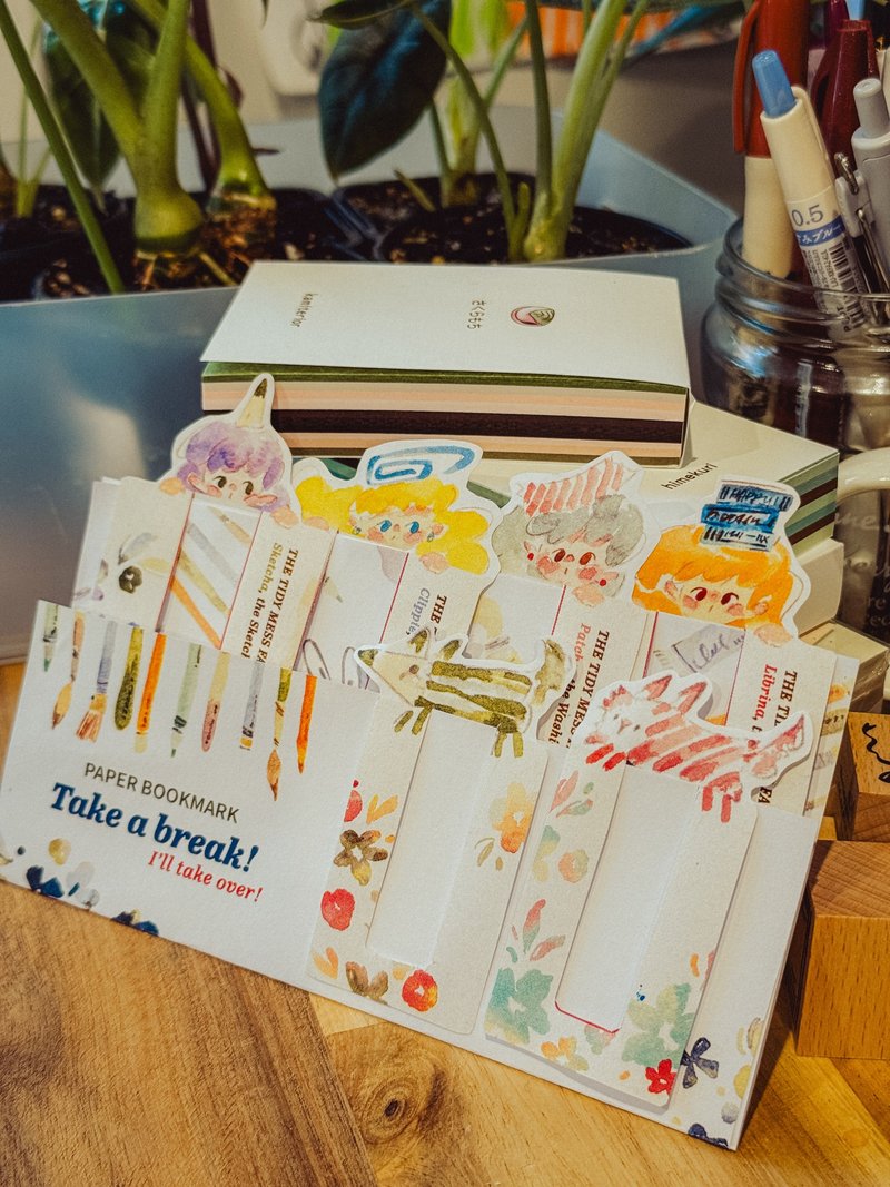 混乱的秩序纸书签6入组 - 书签 - 纸 