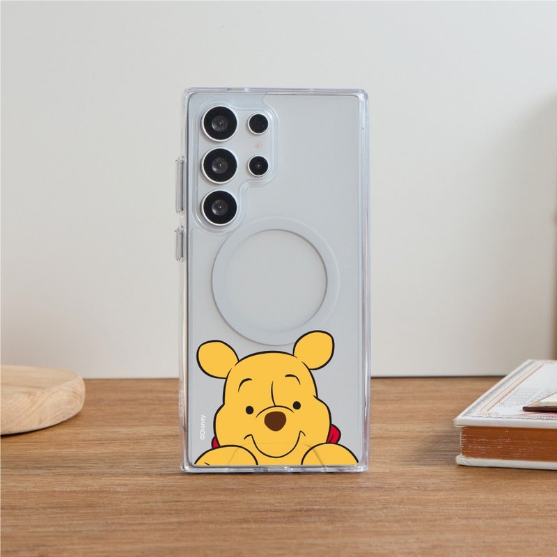 Disney经典-维尼的微笑防摔透明SAMSUNG手机壳 - 手机壳/手机套 - 塑料 多色
