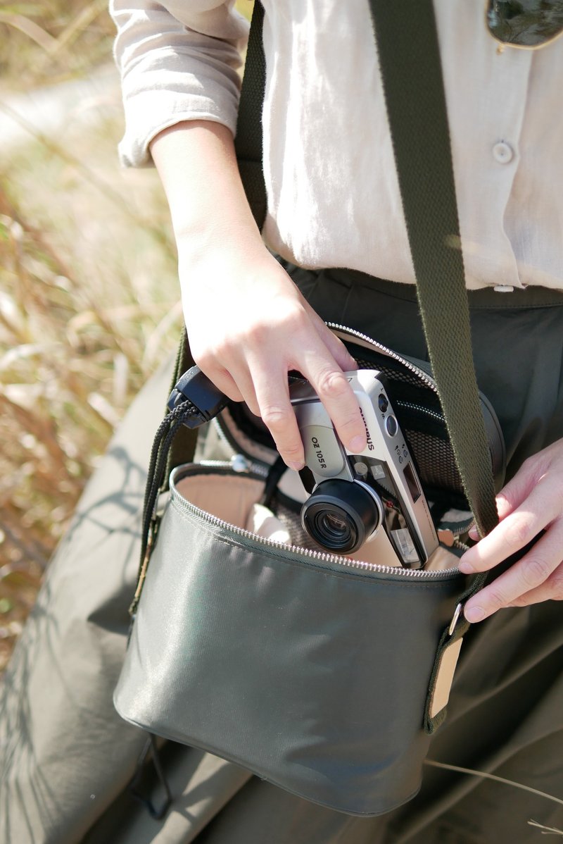 KIT bucket camera bag - Olive green - 相机包/相机袋 - 聚酯纤维 绿色