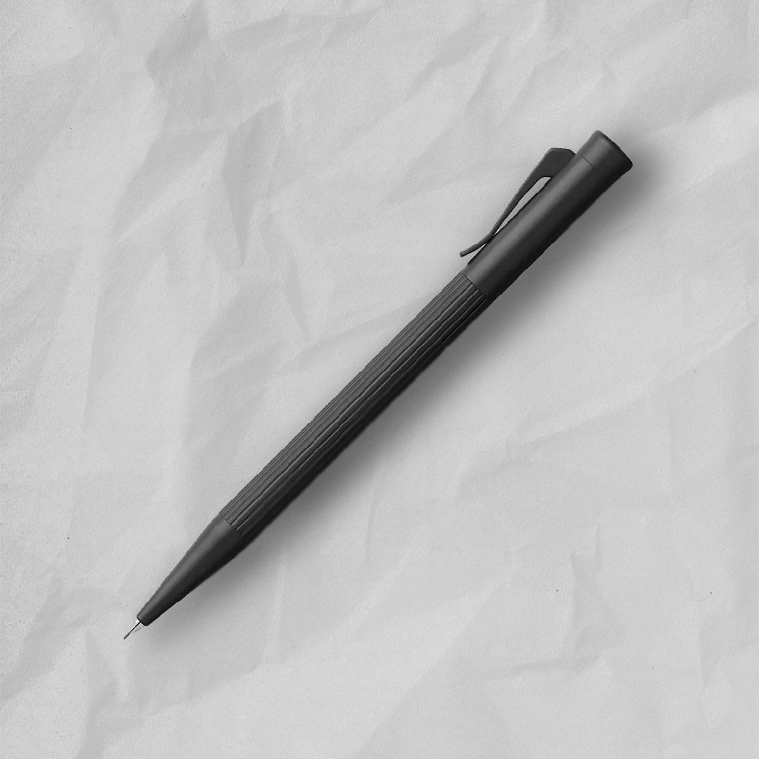 【Graf von Faber-Castell】Tamitio 经典原创条纹0.7mm自动铅笔 - 铅笔/自动铅笔 - 其他金属 黑色