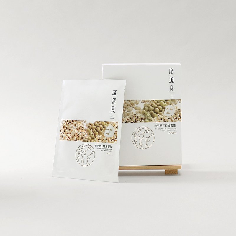 【广源良】绿豆薏仁控油面膜五入 - 面膜/冻膜 - 其他材质 绿色