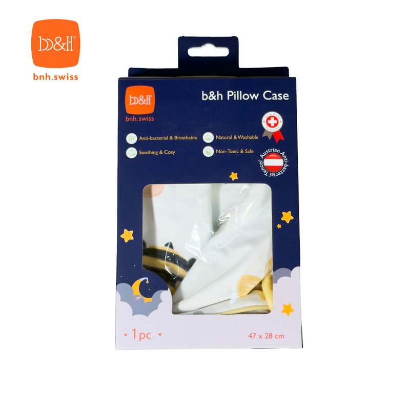b&h 亲水棉幼童塑型枕头(6个月-7岁)配件-枕套(不连枕头) -小蜜蜂 - 婴儿床上用品 - 其他材质 多色