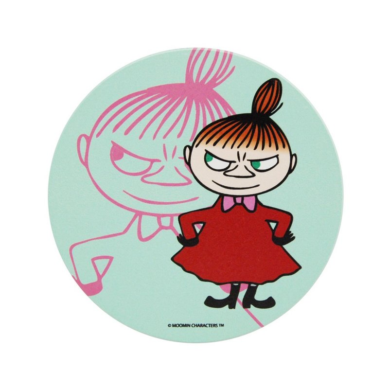 Moomin噜噜米授权-吸水杯垫-【小不点】 (圆) - 杯垫 - 陶 绿色