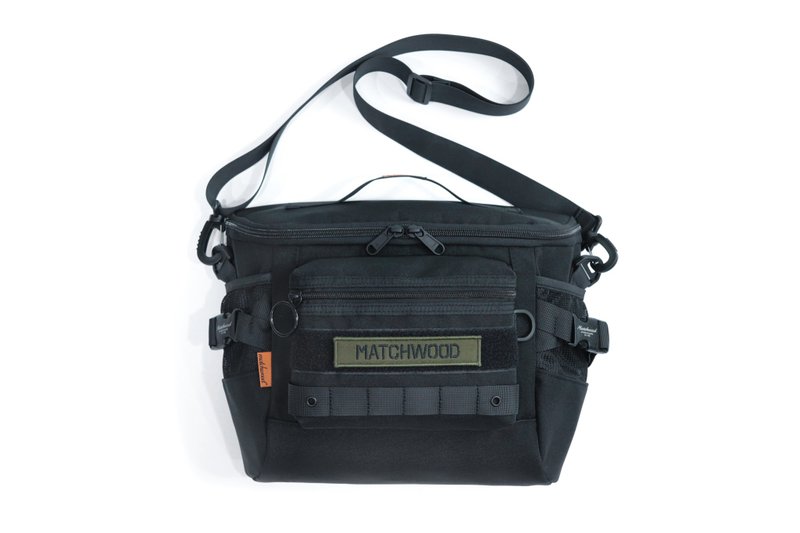 Mighty Shoulder Bag 斜背包 平板包 侧背包 邮差包 随身包 - 侧背包/斜挎包 - 防水材质 黑色