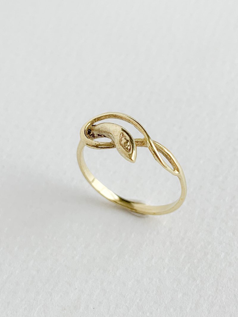 Snake ring (s3) - 戒指 - 铜/黄铜 