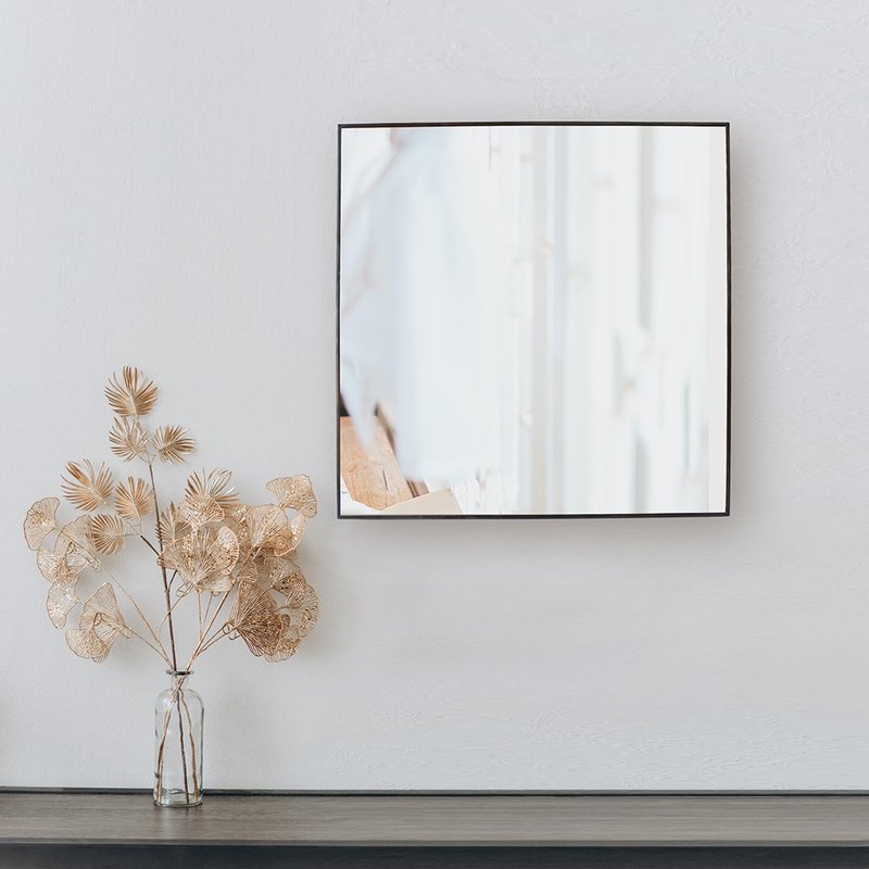 黄铜壁挂镜 New Odier Brass Wall Mirror XXL 尺寸 Odier 黄铜壁挂镜 日本制造 - 其他家具 - 铜/黄铜 黄色