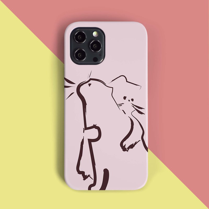 Kitty/cream Phone case - 手机壳/手机套 - 塑料 粉红色
