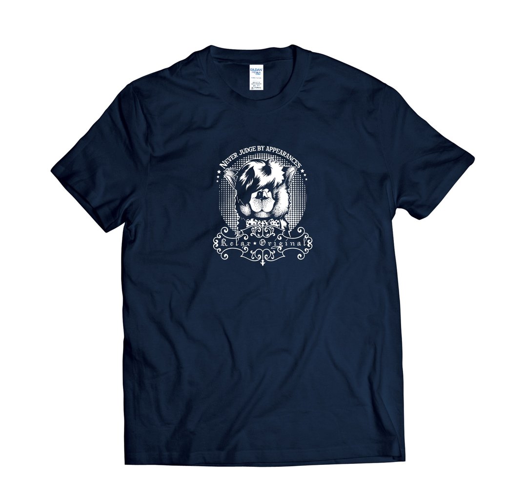 潮泥马-T-shirt 白/黑/灰/藏青 - 男装上衣/T 恤 - 棉 多色