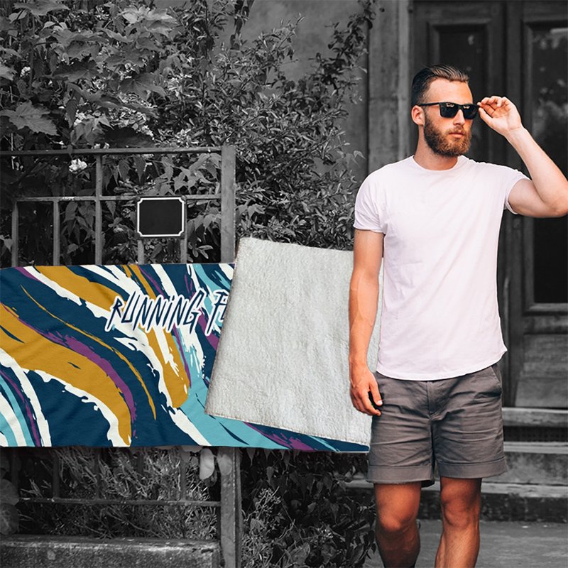 【Walkplus】潮运动快干毛巾(T0001) - 毛巾浴巾 - 聚酯纤维 