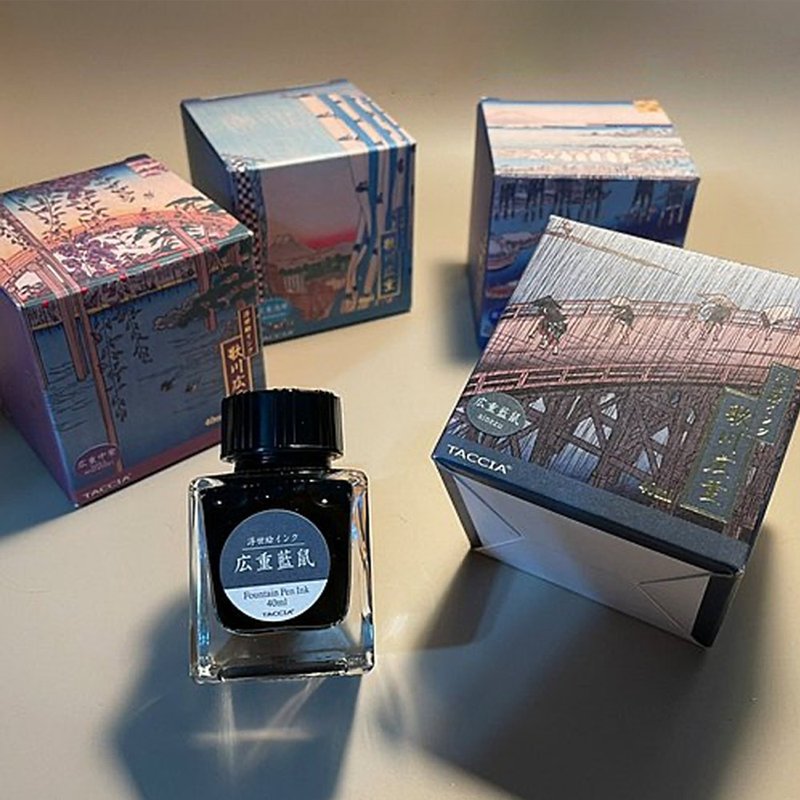 TACCIA 日本浮世绘 歌川广重 40ML墨水(蓝鼠) - 墨水 - 其他材质 多色
