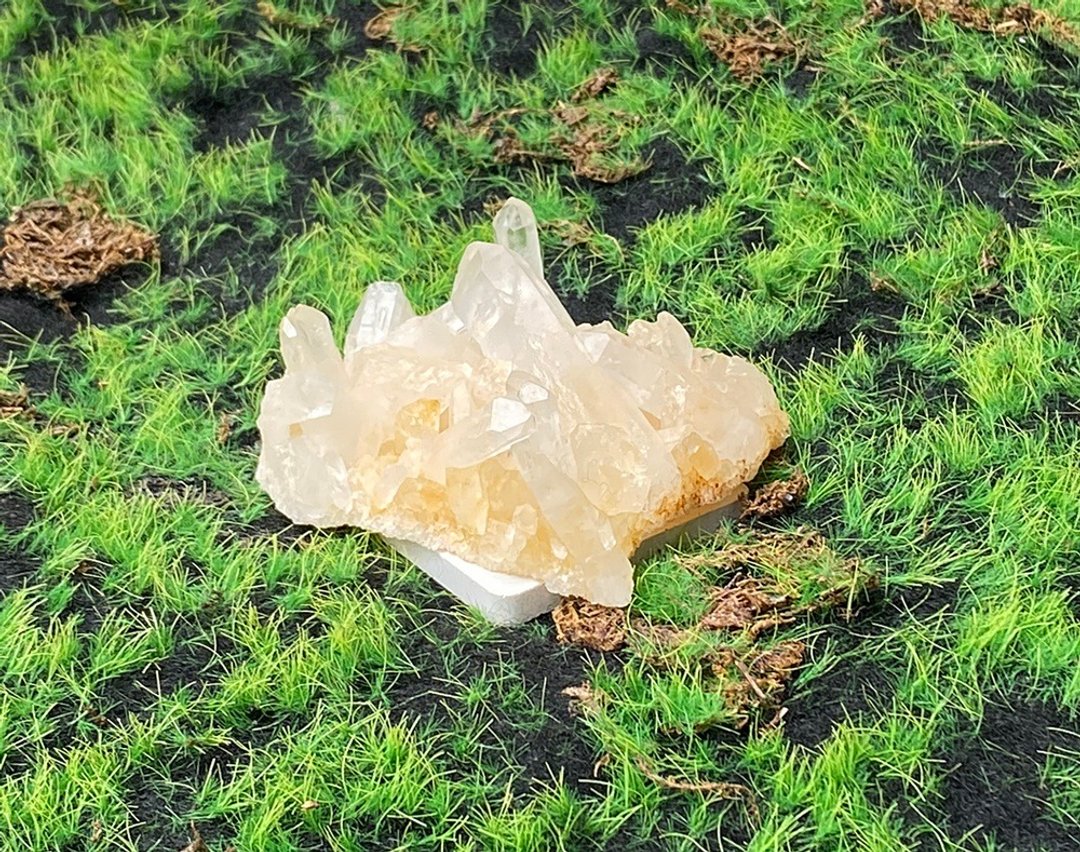 天然原矿能量白水晶簇 白水晶柱 消磁净化 办公室 风水 摆件 入厝 - 摆饰 - 水晶 多色